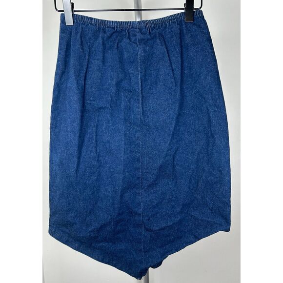 Vintage Y2K Rave Handkerchief Asymmetrical Skirt Paisley Pull On S/M - Picture 2 of 4